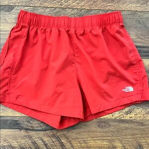 The North Face Women's Vibrant Red Athletic Shorts